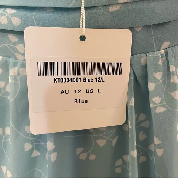 Selfie Leslie Teal Floral Dress - Picture 6 of 8